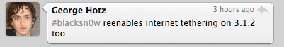 Tethering is alive