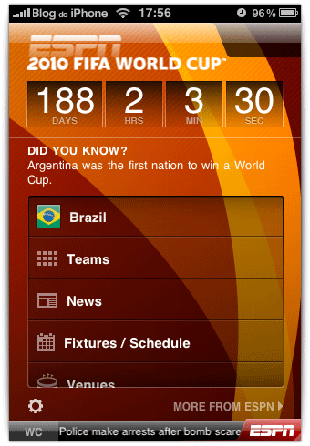ESPN 2010 World Cup