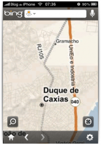 Mapas com acentos errados