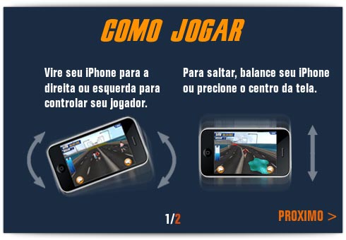 Uso do acelerômetro
