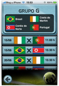 Grupos de equipes da primeira fase