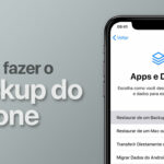Backup do iPhone