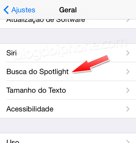 Busca Spotlight