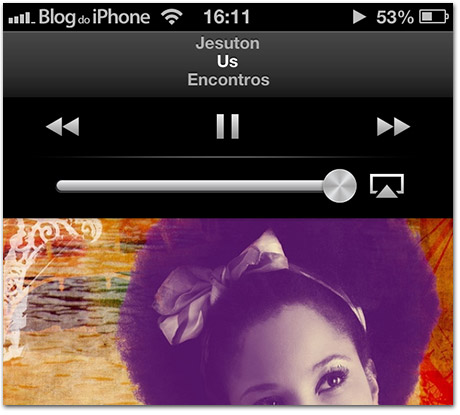 Ouvindo músicas com a tela bloqueada