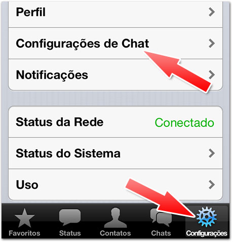 Configurações