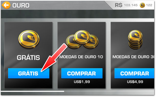 Real Racing 3 Moedas grátis