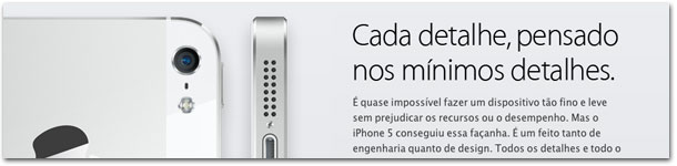 iPhone riqueza nos detalhes