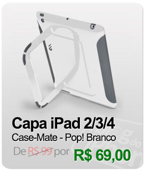 Case Pop para iPad 2 3 4 Case Mate Branco