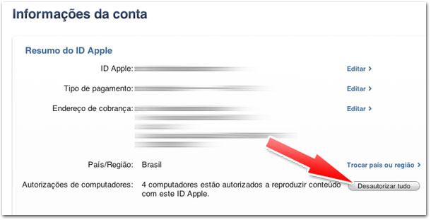 Desautorizar tudo