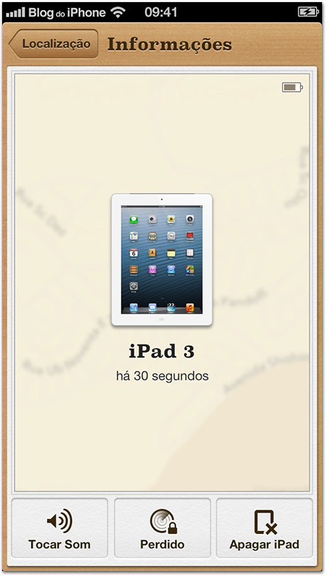 Buscar meu iPad