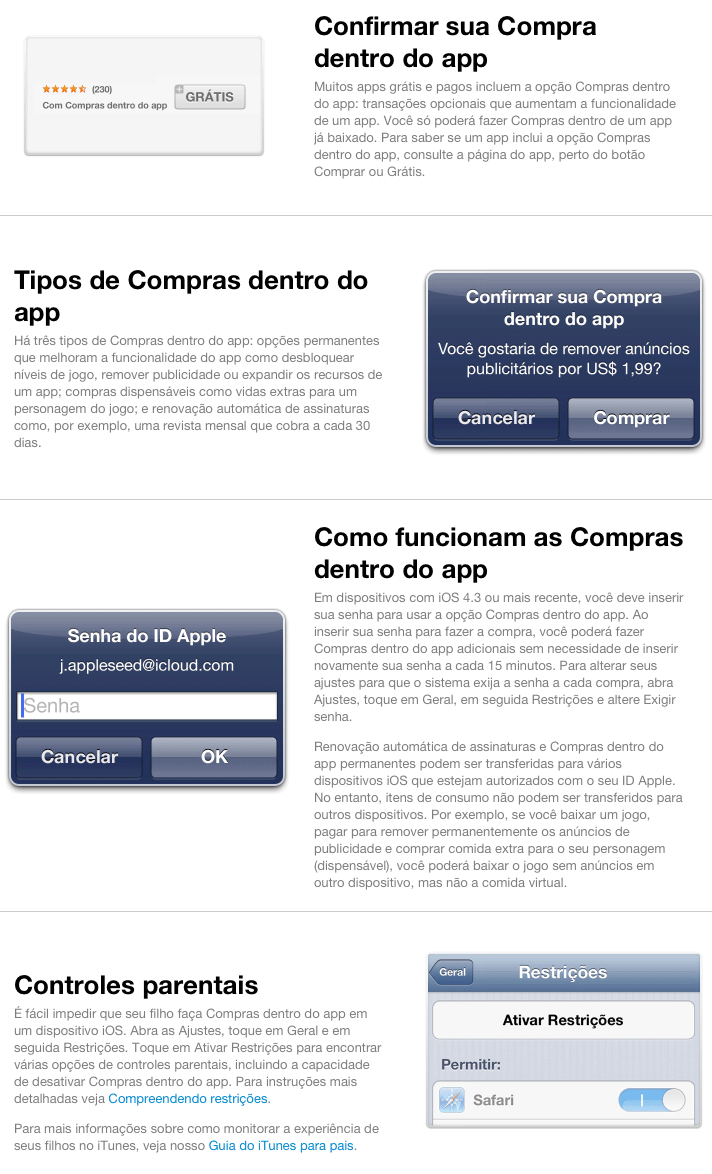 Compras dentro de apps