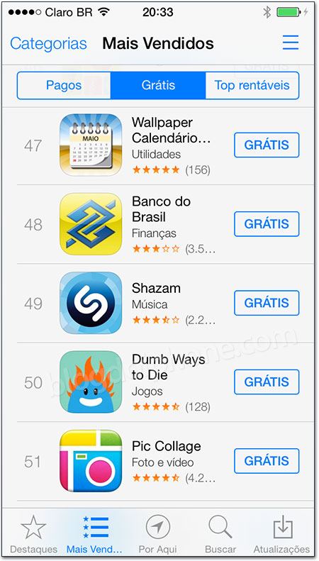 iOS 7 App Store