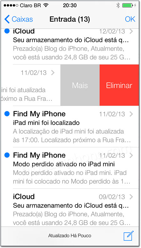 iOS 7 Mail