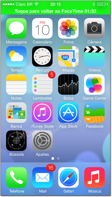 iOS 7 Screen