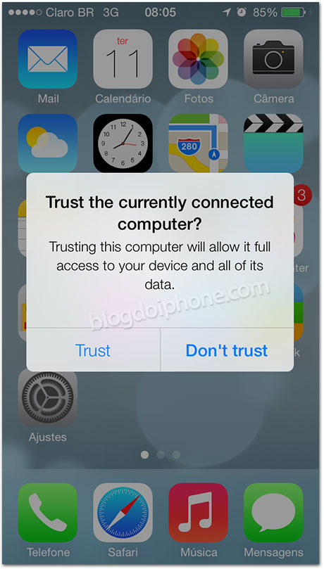iOS 7 Segurança
