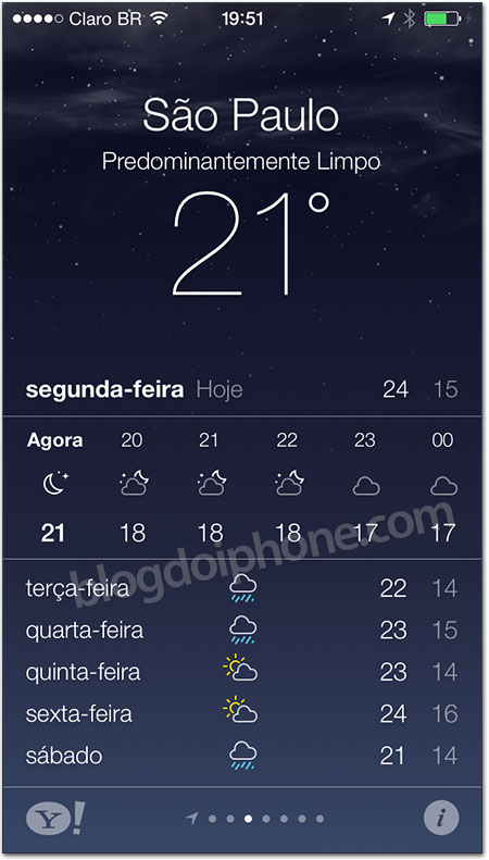 iOS 7 Tempo