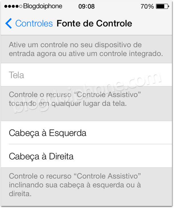 Controle Assistivo