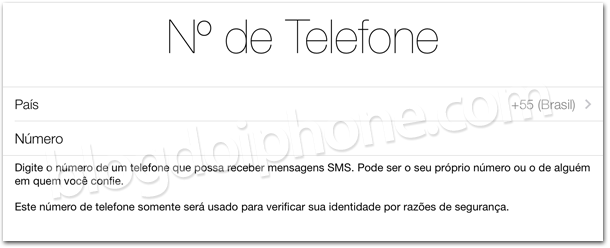 Numero de telefone