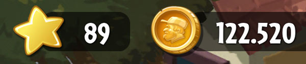 122 mil moedas