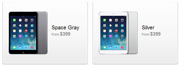 Cores iPad mini