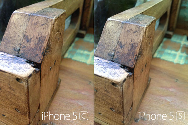 Comparação de fotos 5s e 5c
