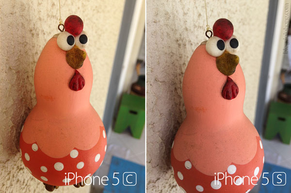 Comparação de fotos 5s e 5c