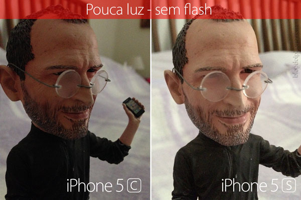 Comparação de fotos 5s e 5c