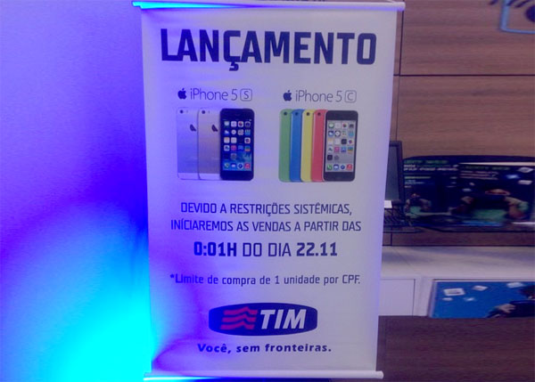 Evento de lançamento iPhone 5s