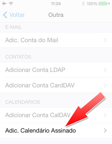 Assinar calendário