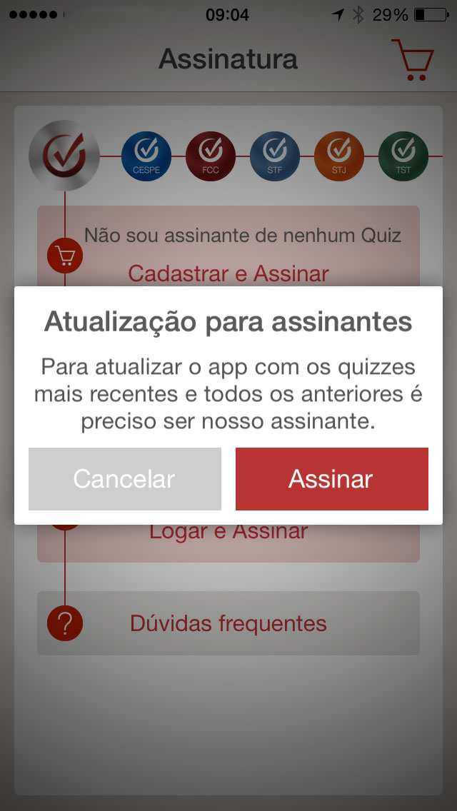 Quiz Dizer o Direito