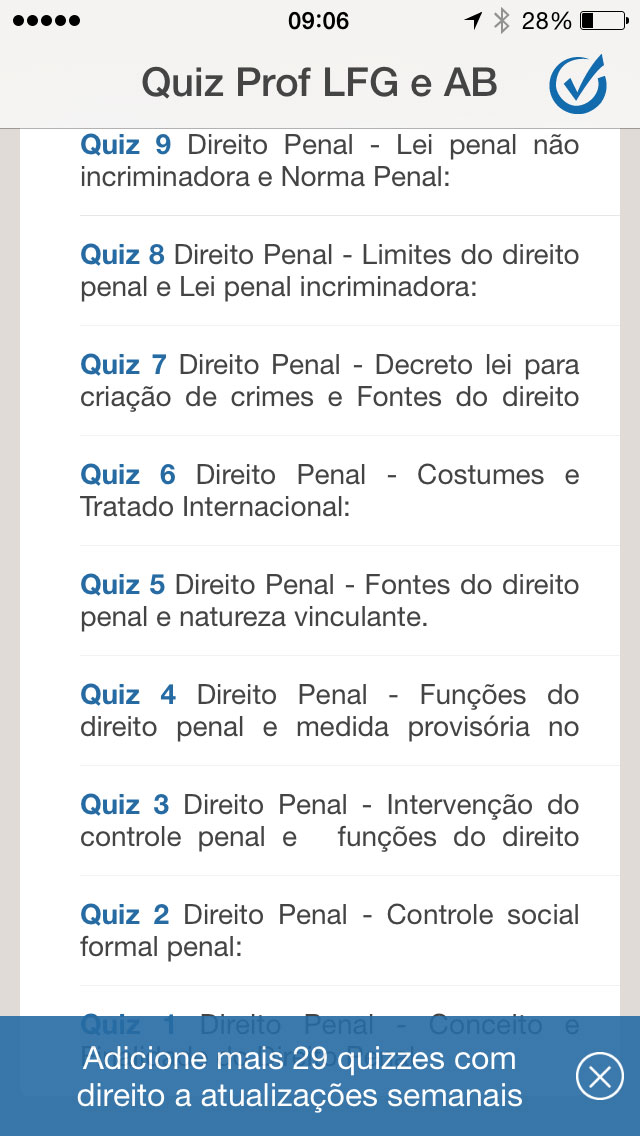 Quiz e Dicas Jurídicas de Direito Penal