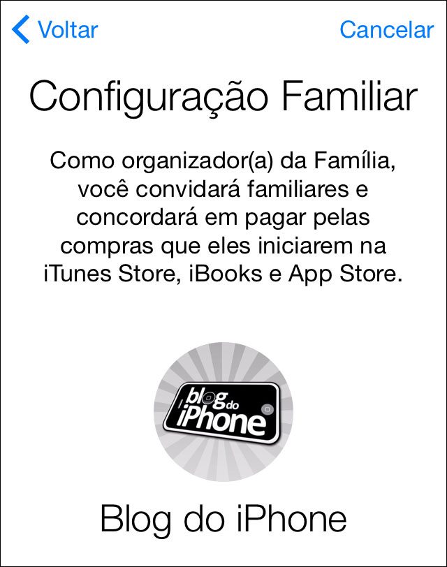 Compartilhamento Familiar