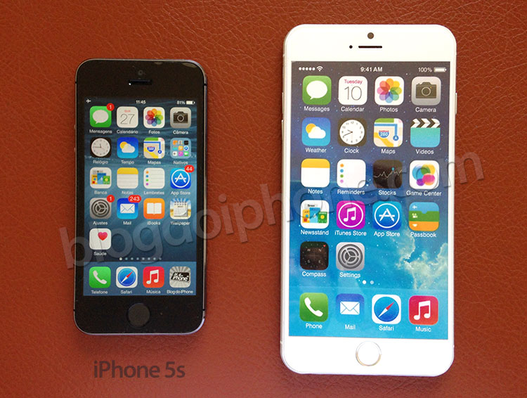 iPhone 5s vs 55