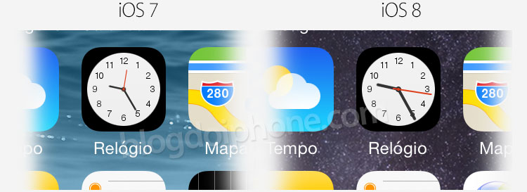 Relógio iOS 8