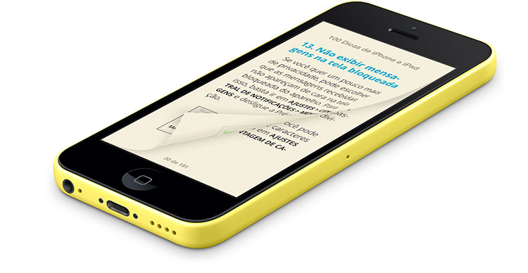 Livro no iPhone