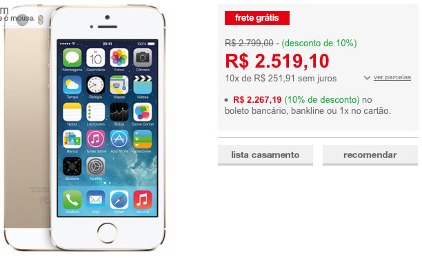 promo iPhone5s