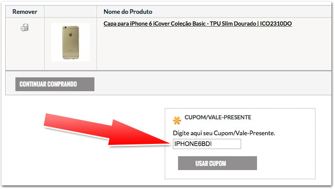 Cupom de desconto BDI Store