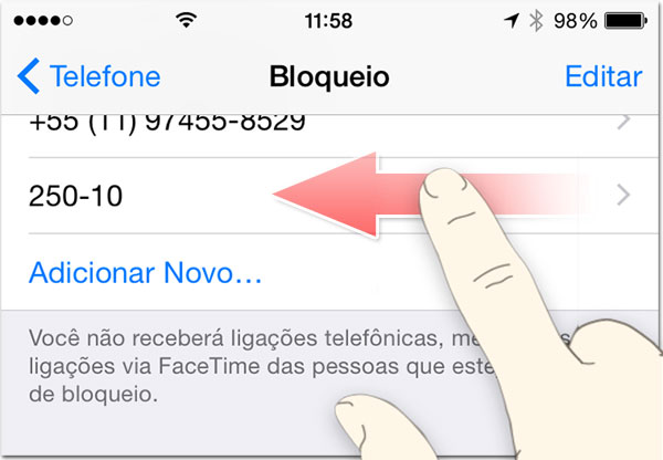 Bloqueio iOS