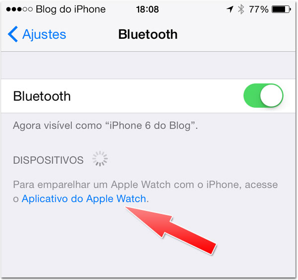 App para o Watch