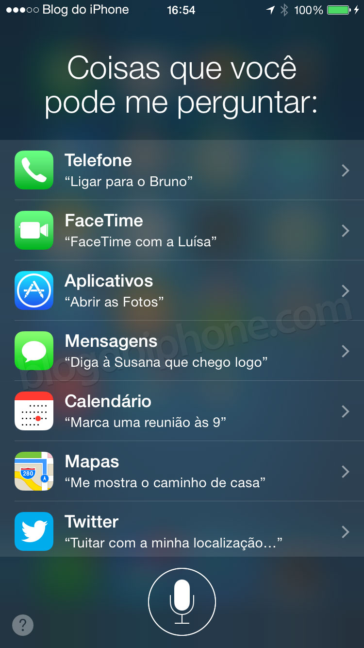 Siri em Português