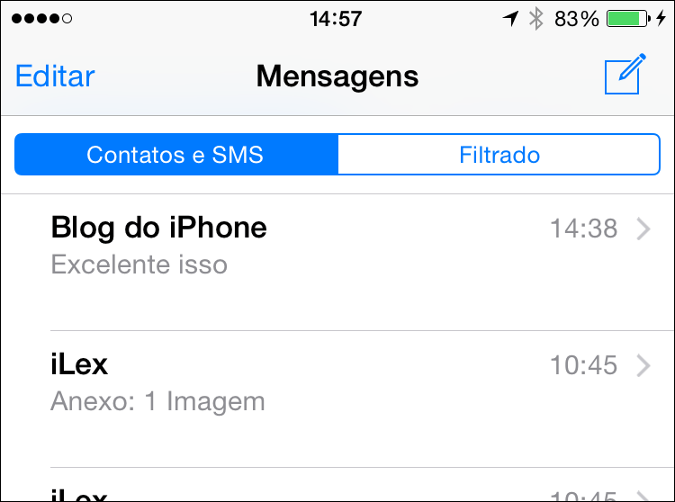 Mensagens