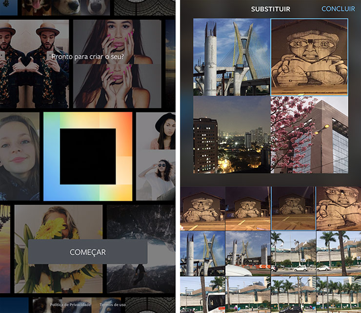 Layout para Instagram