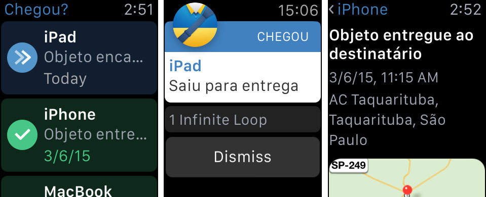 s chegou