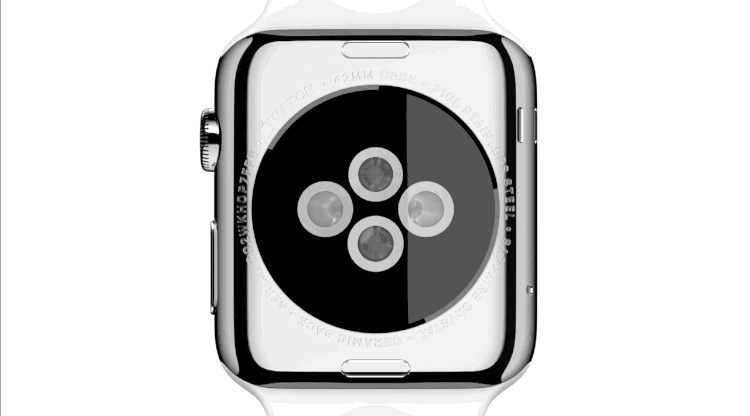 Sensores cardíacos Apple Watch