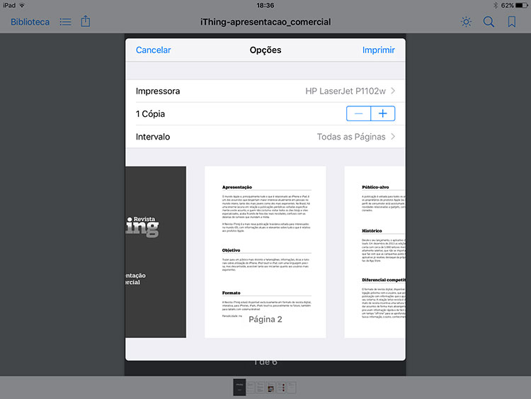 iOS9 print
