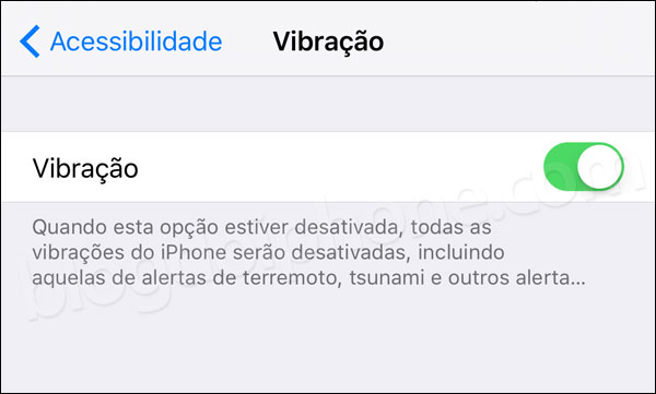 iOS9 vibracao
