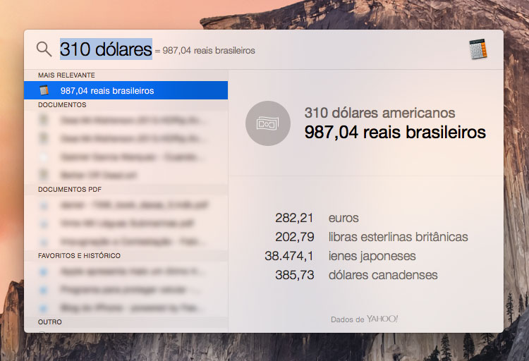 Spotlight no Mac