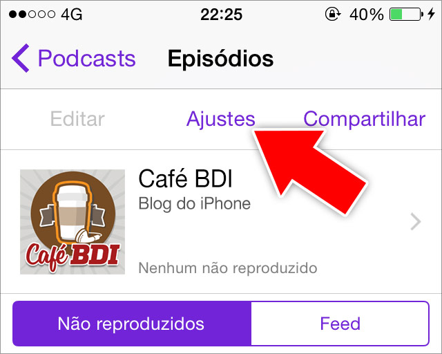 Assinando o Café BDI Passo 03