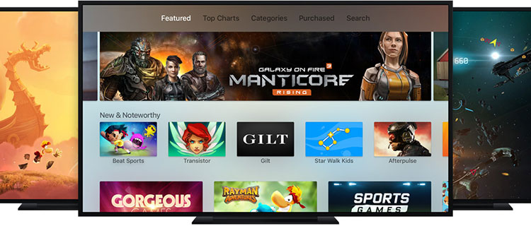 AppleTV4 apps