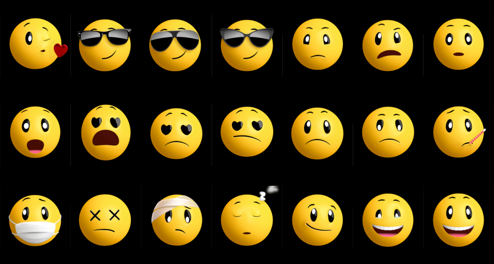 Novos smileys